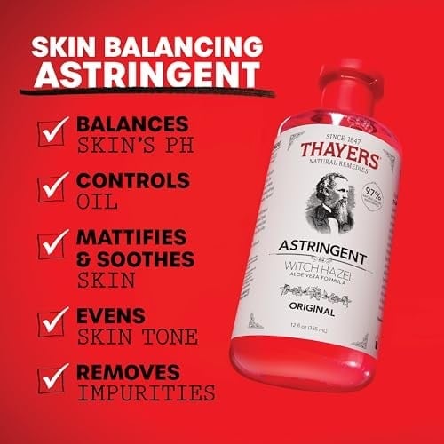 THAYERS Aloe Vera ile Orijinal Cadı Hazel Sıkılaştırıcı, 340 ml Şişe