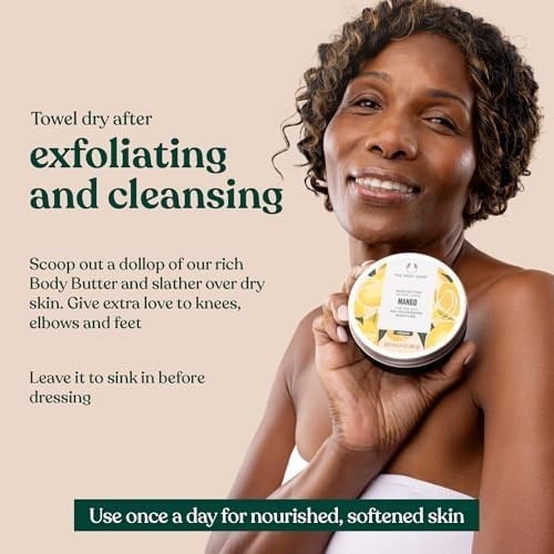 The Body Shop Mango Vücut Yağı - Normal Ciltler İçin Besleyici ve Nemlendirici Cilt Bakımı - Vegan - 6oz