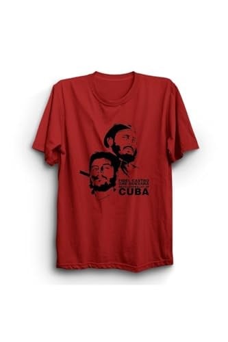 The Fame Che Guevara, Fidel Castro, Revolutionalist Of Cuba, Küba Tişört