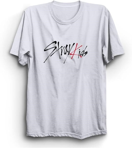 The Fame Stray Classic Logo, K-Pop Kids Tişört