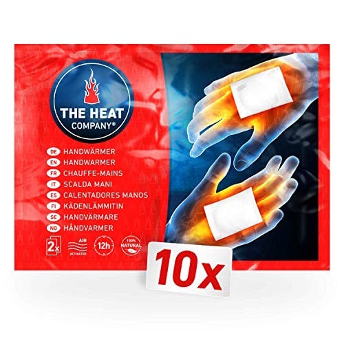 THE HEAT COMPANY El ısıtıcı – 10 veya 40 çift – ekstra sıcak – cep ısıtıcı ısıtıcı pedler – parmak ısıtıcı: 12 saat sıcak eller – hava ile etkinleşir