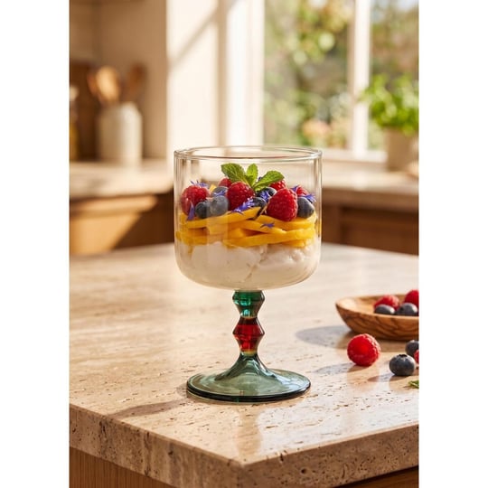 The Mia Bead Dondurmalık Tatlı Sunum Kasesi Amber 300 Ml