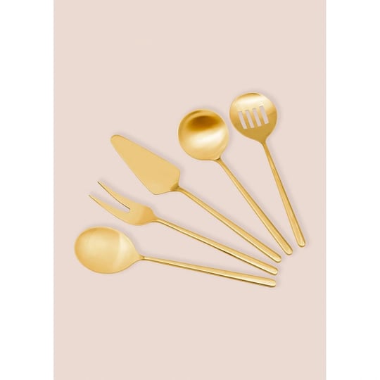 The Mia Giallo Servis Seti Gold 5 Parça