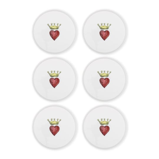 The Mia Luv Servis Tabağı 6lı Set 26 Cm