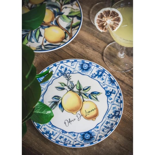 The Mia Odore Di Limone Pasta Tabağı 6lı Set 19 Cm Odl0001