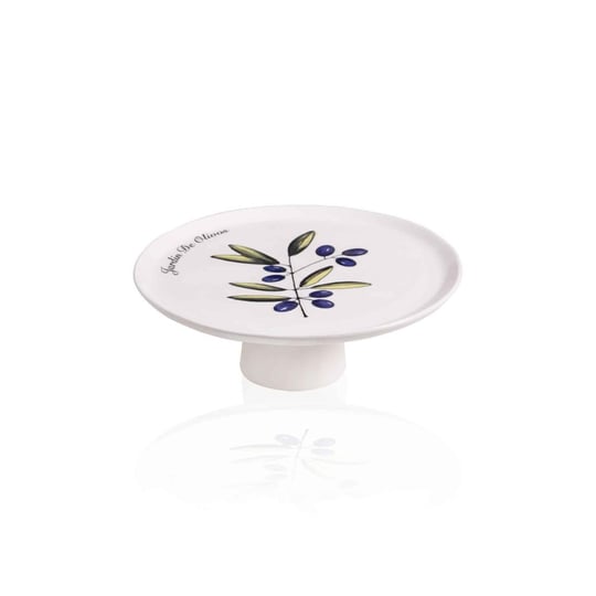 The Mia Olivos Ayaklı Servis Tabağı 10x30 Cm