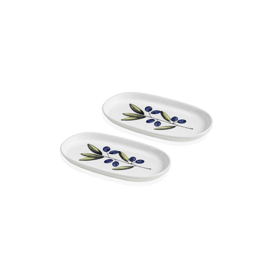 The Mia Olivos Oval Servis 2li 26 Cm