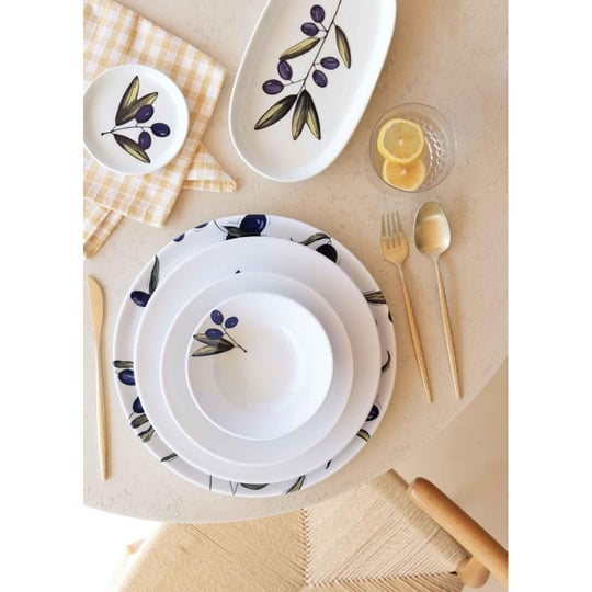The Mia Olivos Oval Servis 2li 29 Cm