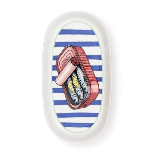 The Mia Palma Oval Servis Tabağı 2li 29 Cm
