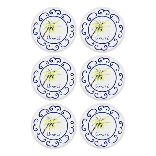 The Mia Palma Servis Tabağı 6lı Set 26 Cm