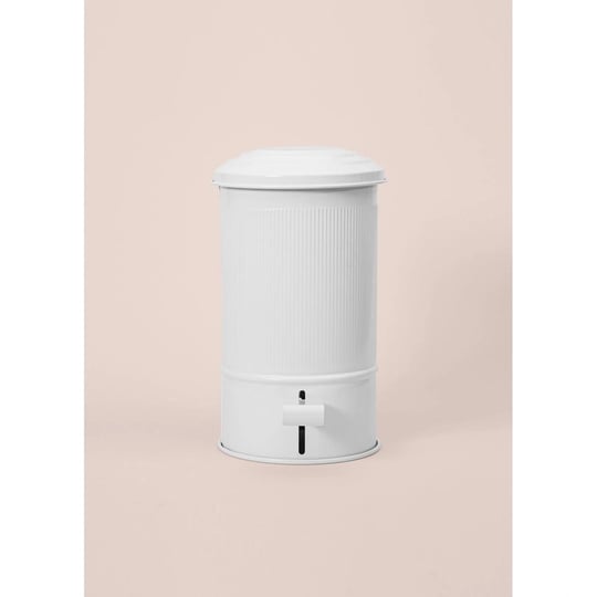 The Mia Stripe Mutfak Ve Banyo Çöp Kovası Beyaz 5 Lt