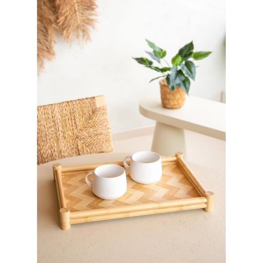 The Mia Wicker Bambu Tepsi 41x28 Cm Tps0071