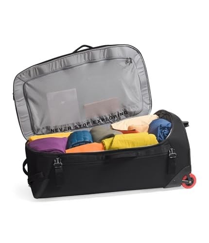 The North Face Base Camp Rolling Thunder Seyahat Çantası NF0A87GD53R1 Siyah