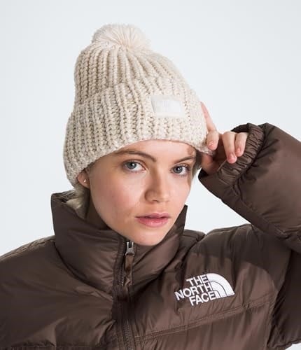 THE NORTH FACE Erkek Cozy Chunky Cabin Bere, Gardenia Beyaz/Gravel/K, Tek Beden