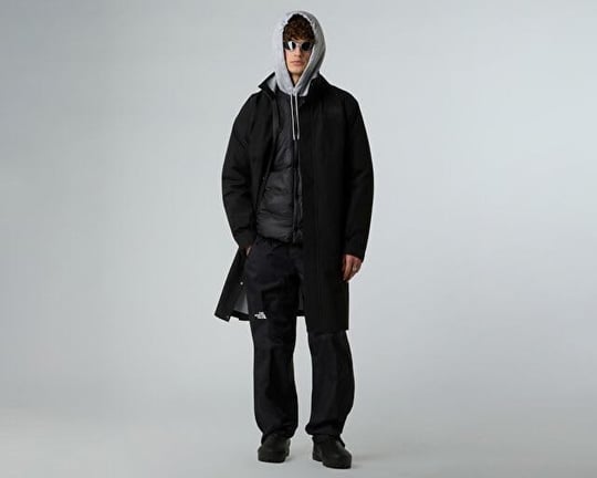 The North Face M Expedition Gtx 3-in-1 Down Hooded Park Erkek Outdoor Parka (700 Dolgu Kaz Tüyü) NF0A8CG7JK31 Siyah