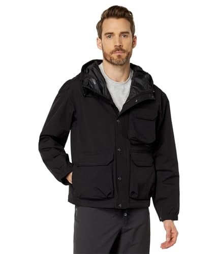 The North Face M M66 Utility Rain Jacket Erkek Outdoor Yağmurluk NF0A7URVJK31 Siyah
