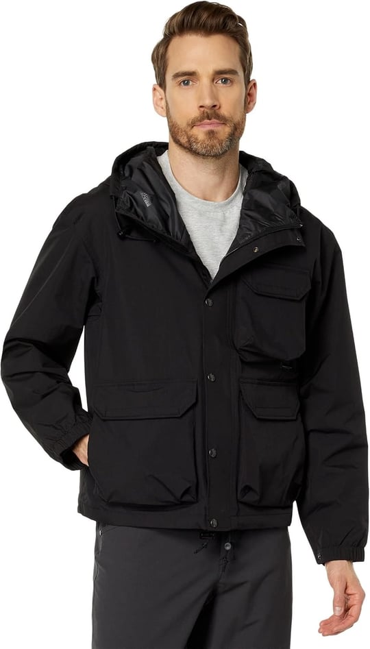 The North Face M M66 Utility Rain Jacket Erkek Outdoor Yağmurluk NF0A7URVJK31 Siyah
