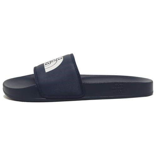 The North Face NF0A4T2R I85 Base CAMP SLIDE 3 Sandalet, Base Camp Slide 3, Lacivert, Erkek, Kadın, Sandalet ZİRVESİ Lacivert TNF BEYAZ