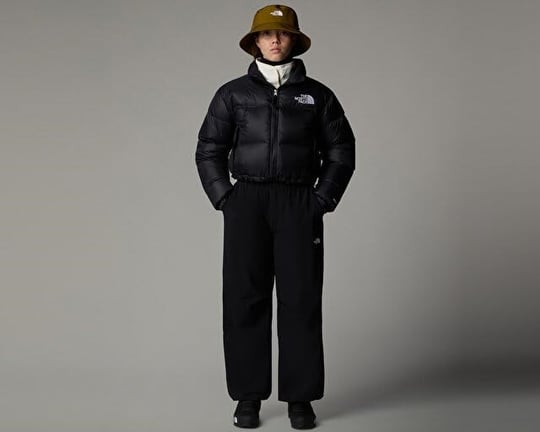 The North Face W Nuptse Short Kadın Outdoor Montu (700 Dolgu Kaz Tüyü) NF0A5GGEKX71 Siyah