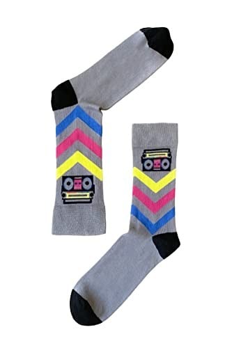 The Socks Company Erkek Dizaltı Çorap Boom Sox, Çok Renkli, Tek Ebat (Üretici ölçüsü: 41-45 (STD))