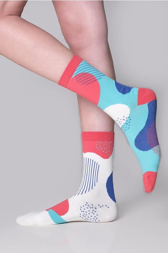 The Socks Company Soyut Desenli Kadın Çorap