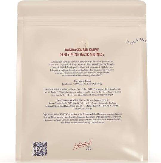 The WHIRL Etiyopya Gujı 250 G Öğütülmüş