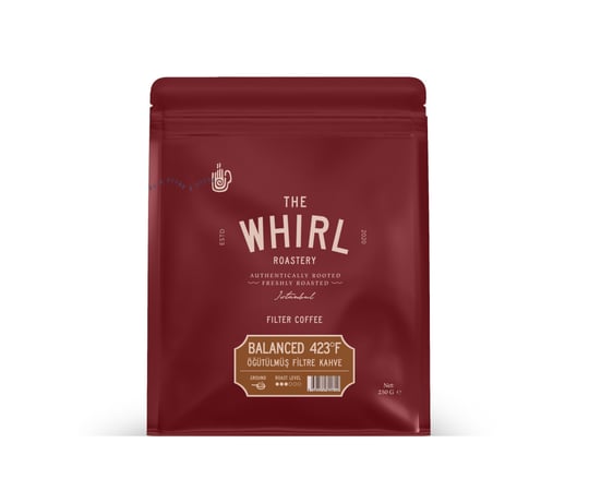 THE WHIRL Filtre Balanced 423°F Öğütülmüş 250 g