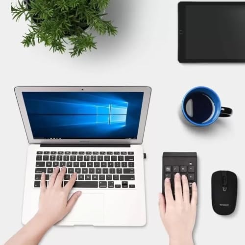 The Wlue Kablosuz Sayısal Tuş Takımı, 18 Tuşlu Numerik Keypad, Numpad Klavye