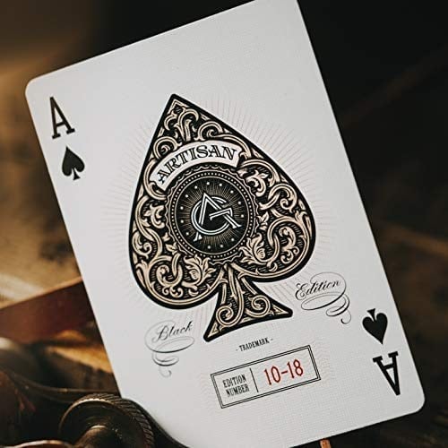 theory11 Artisan Oyun Kartları - Siyah