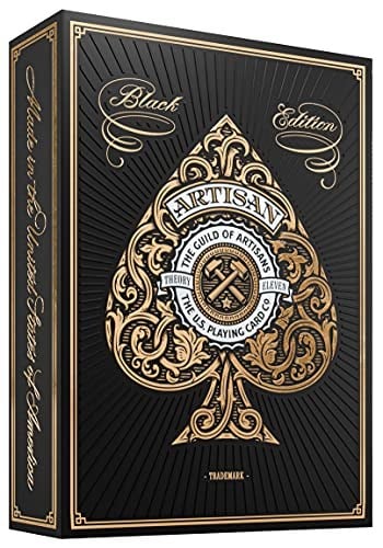 theory11 Artisan Oyun Kartları - Siyah