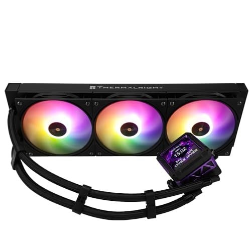 Thermalright FW360 PRO Siyah ARGB AIO CPU Masaüstü için Sıvı Soğutucu - 2000RPM PWM Fanlar, 2.73 LCD Ekranlı, AM4/AM5 ve Intel LGA1150/1151/120 - Seçenekler: FW360 PRO Siyah ARGB, FW360 PRO Beyaz ARGB