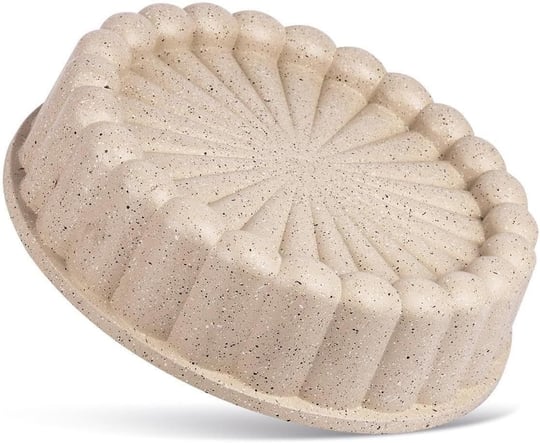 Thermoad Lezzetin Renkleri Alüminyum Döküm Granit Turta Tart Kalıbı 26 Cm Vizon