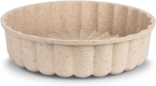 Thermoad Lezzetin Renkleri Alüminyum Döküm Granit Turta Tart Kalıbı 26 Cm Vizon