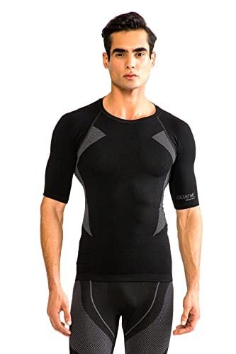 Thermoform Extreme PP Erkek Seamless Termal Tişört SİYAH