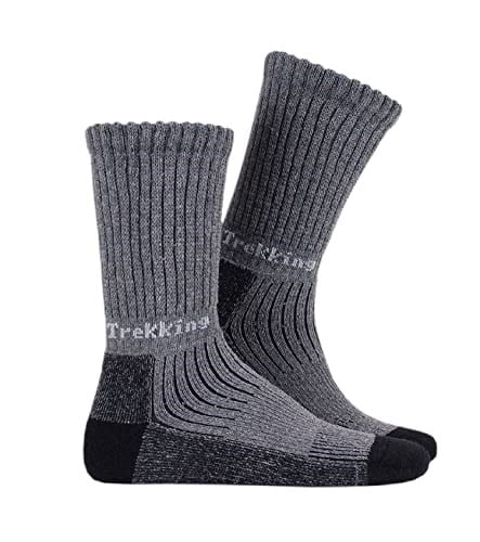 Thermoform Trekking Yürüyüş Kampçı Avcı Çorap Antrasit 3lü Paket 35-38