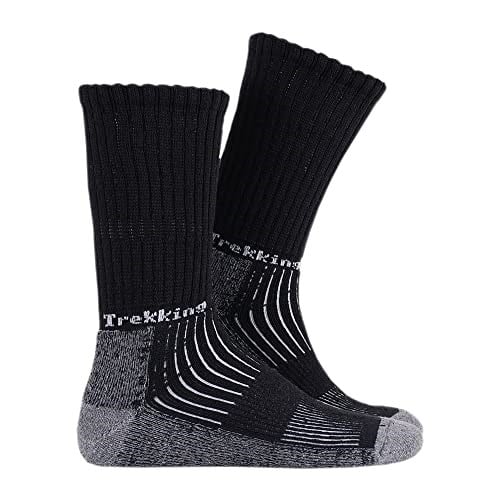 Thermoform Trekking Yürüyüş Kampçı Avcı Çorap Siyah 3lü Paket 43-46
