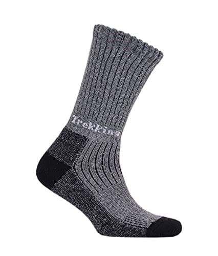 Thermoform Trekking Yürüyüş Kampçı Avcı Çorap Antrasit 3lü Paket 35-38