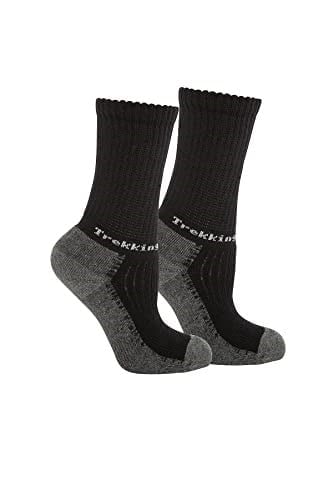 Thermoform Unisex Çocuk Uzun Outdoor Çorap, Siyah, 23 Numara