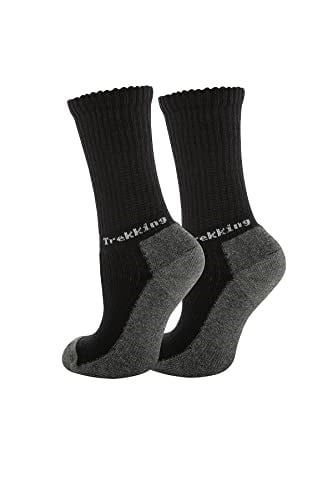 Thermoform Unisex Çocuk Uzun Outdoor Çorap, Siyah, 23 Numara