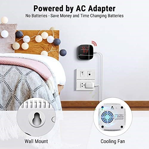 ThermoPro TP90 WiFi Akıllı İç Mekan Termometre ve Nem Ölçer, Sınırsız Menzilli Telefon Kontrollü ve Alexa Uyumlu Higrometre