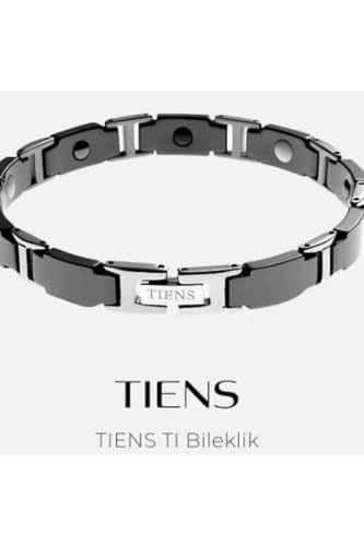 Tiens Ti Kristal Siyah Bileklik, Titanyum, Unisex