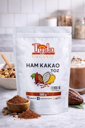 Tijda Ham Kakao Toz Glutensiz,Vegan 500 Gr