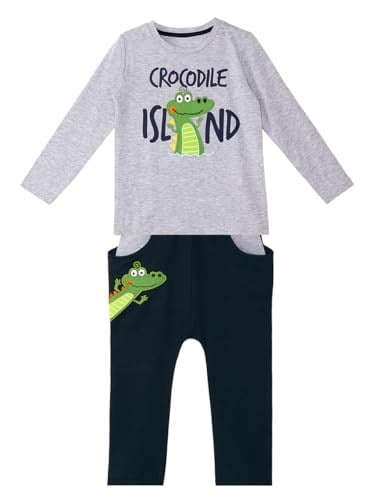 Timsah Adası Erkek Çocuk T-shirt Pantolon Takım