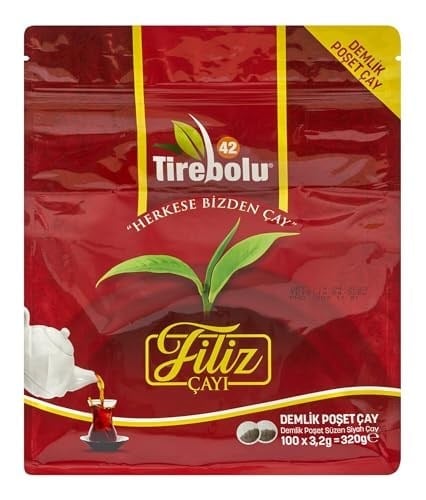 TİREBOLU 42 100 LÜ FİLİZ DEMLİK POŞET ÇAY 6 ADET (DOYPACK)