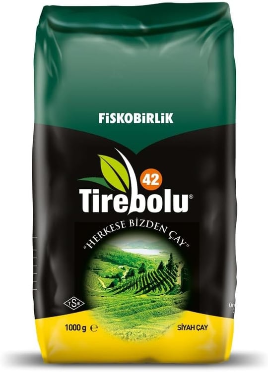 Tirebolu 42 Çay 1000 gr Siyah Paket Çay
