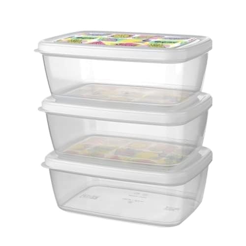 Titiz Aria Saklama Kabı 3 Parçalı Set, 1200 ml Kapasite