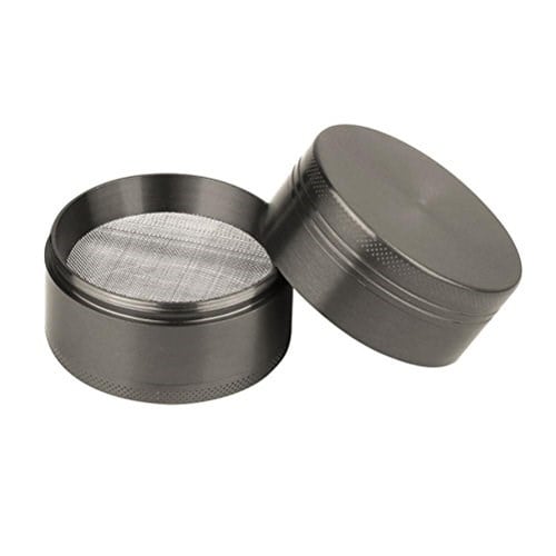 Tobacco Öğütücü, Tütün Baharat Öğütücü, Ot Alaşımı, Duman 4 Katmanlı Metal Öğütücü, Gri