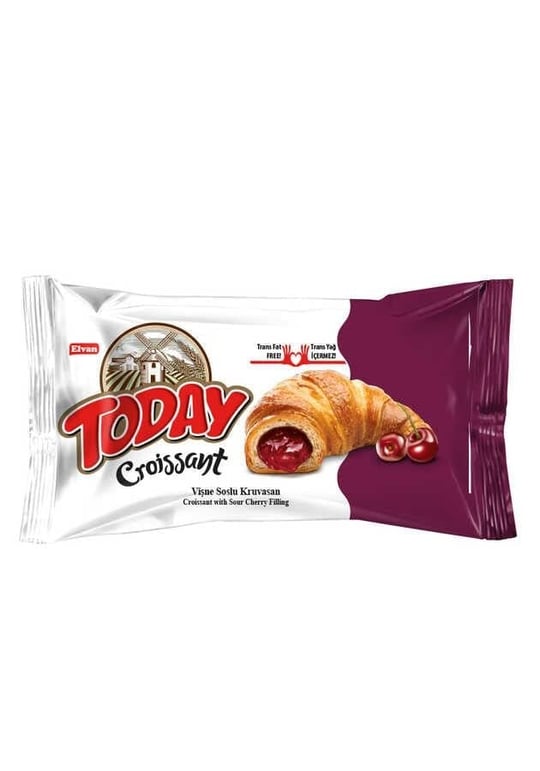 Today Kruvasan Vişneli 40 Gr. 6 Adet (1 Kutu)