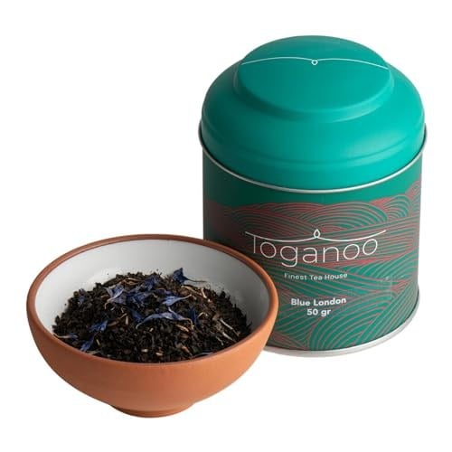 Toganoo Tea Blue London Earl Grey Bergamot Aromalı Siyah Çay 50 gr