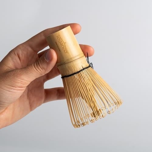 Toganoo Tea Matcha Çayı Fırçası Geleneksel Bambu Çırpıcı El Yapımı Köpürtücü Bamboo Whisk (Chasen) Yeşil Çay Tozu Karıştırıcı